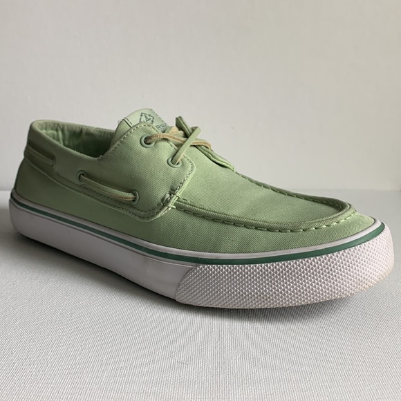 Sperry Bahama II SeaCycled Green Boat Shoes Men’s Size 9.5 - Picture 5 of 14